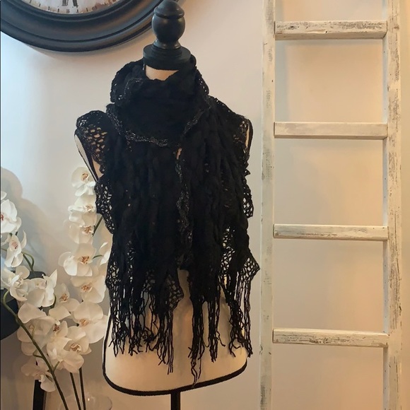 CLEARANCE‼️Ruffled Boho Scarf - Picture 2 of 7